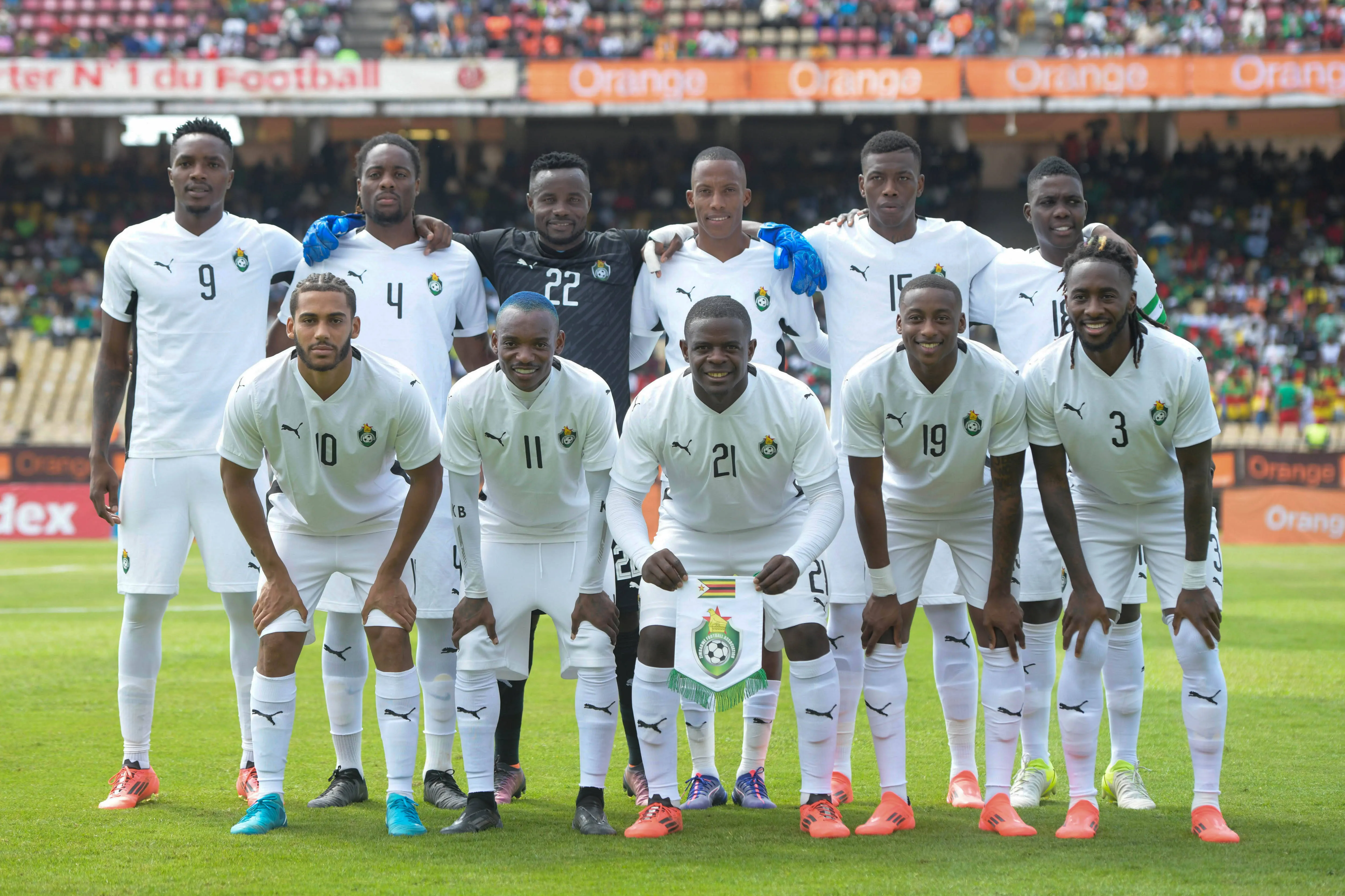 Zimbabwe during the 2025 AFCON qualifier match between Cameroon and Zimbabwe at Ahmadou Ahidjo Stadium on November 19, 2024 in Uyo, Nigeria