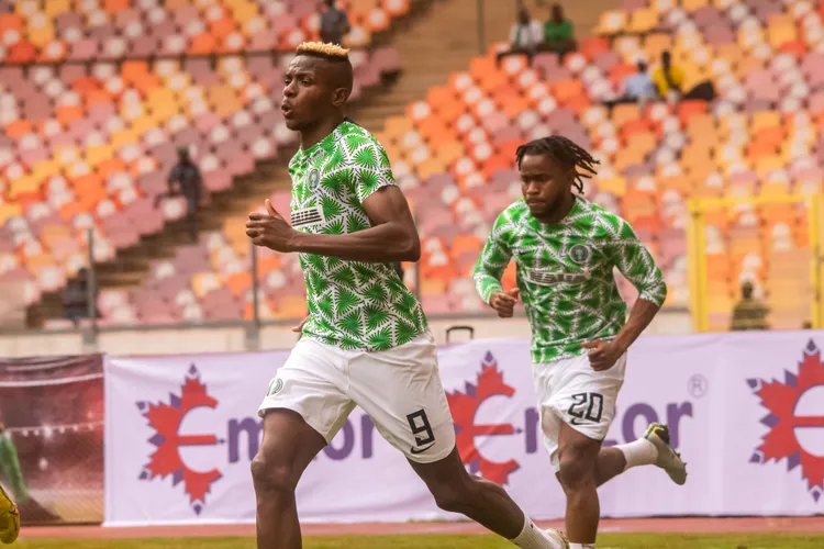 Super Eagles stars Victor Osimhen and Ademola Lookman