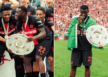 Photos: Super Eagles star William Troost-Ekong arrives in Nigeria ahead of charity foundation launch