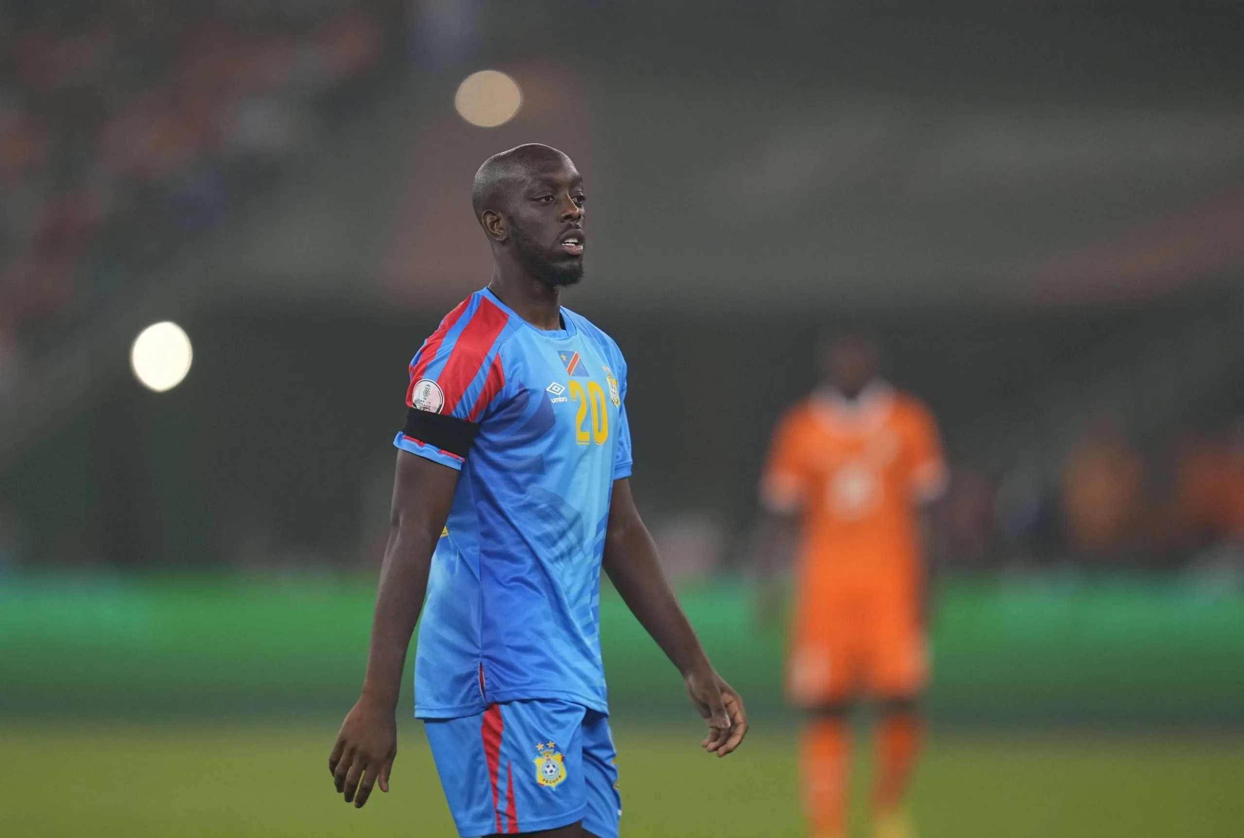Yoane Wissa looks on during a African Cup of Nations - Semifinal game, Ivory Coast vs DR Congo