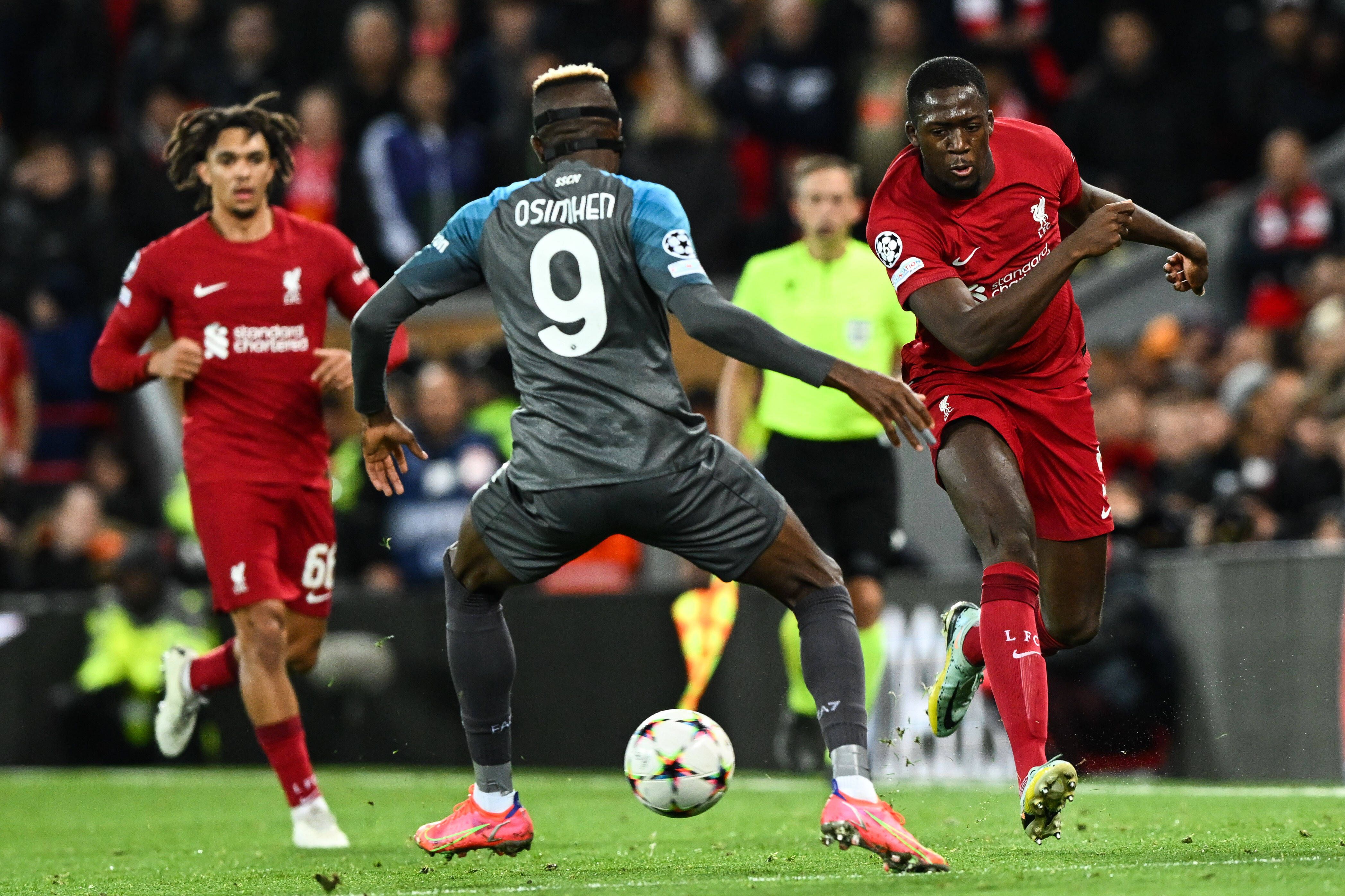 Ibrahima Konate 5 Liverpool and Victor Osimhen