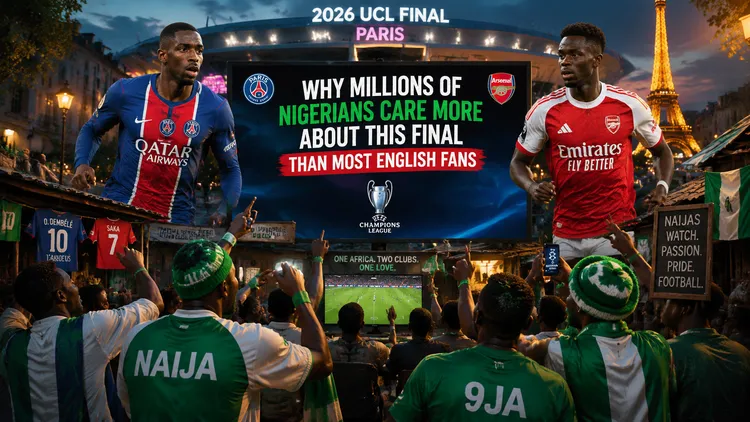 PSG vs Arsenal: Why millions of Nigerians care more about this 2026 UCL final than most English fans