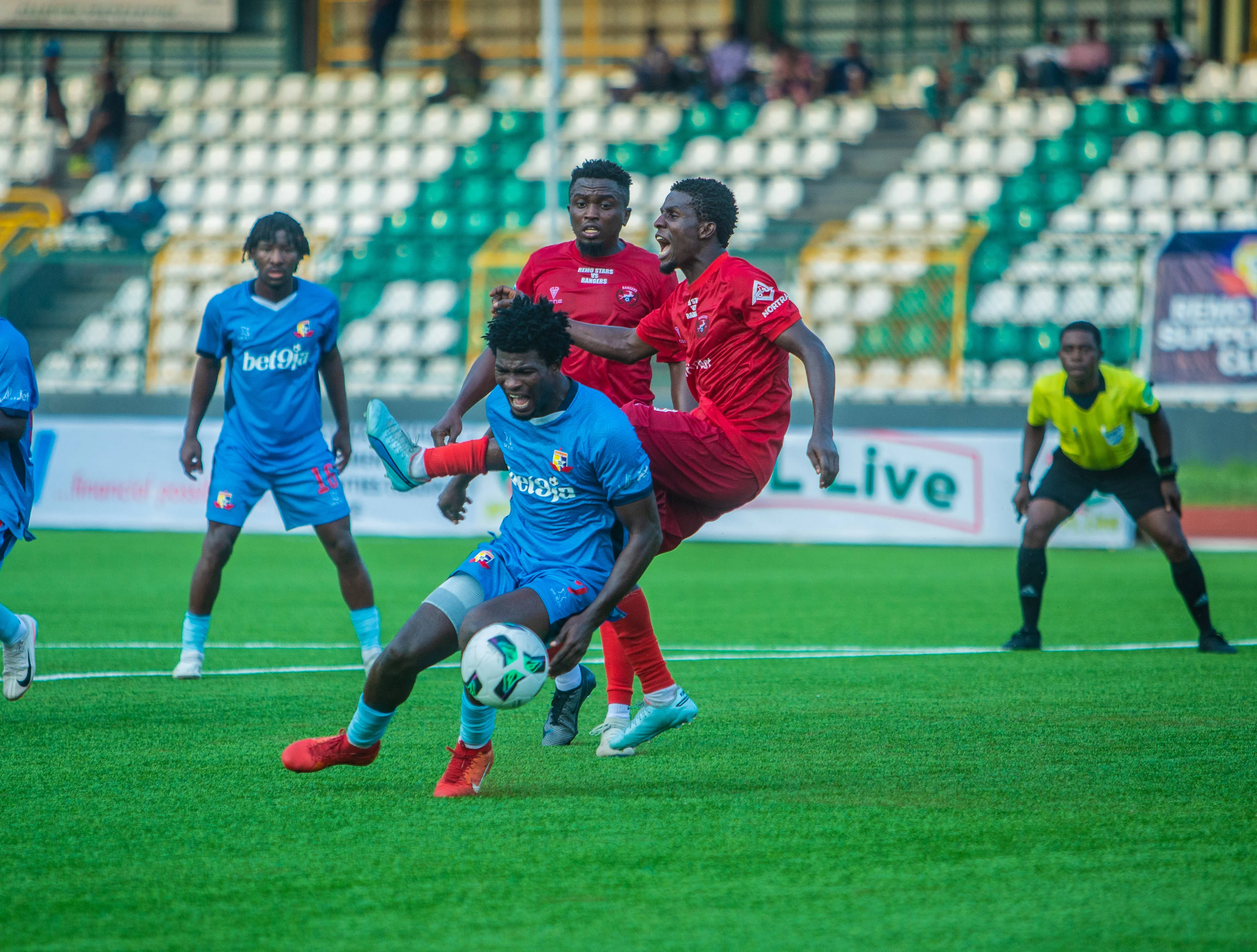NPFL26 game between Remo Stars and Enugu Rangers