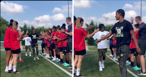 Watch: Stade de Reims honours two Super Falcons’ stars after Women’s World Cup performance