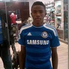 Victor Osimhen on Chelsea jersey