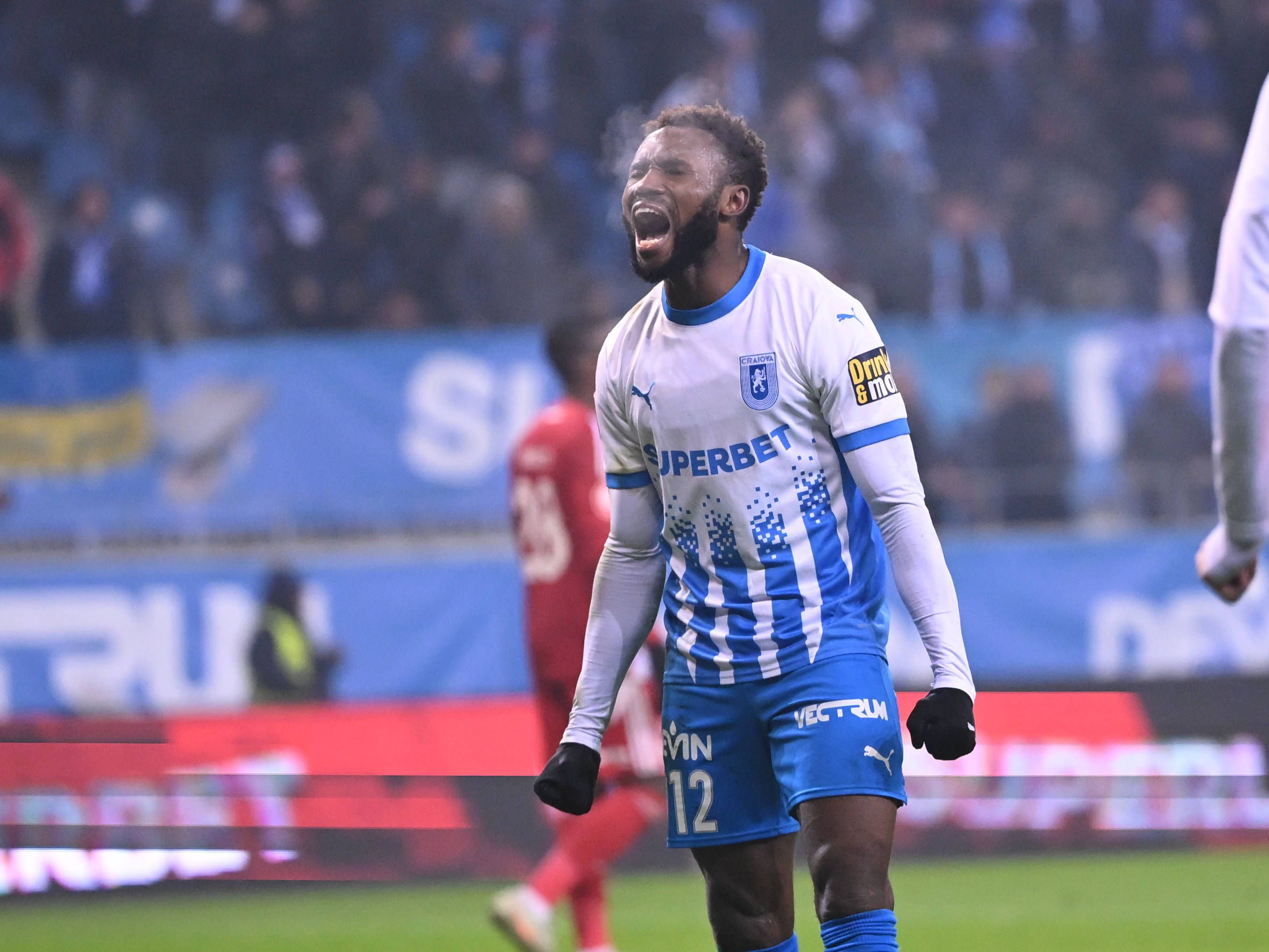 Nigeria and Universitatea Craiova striker Monday Etim
