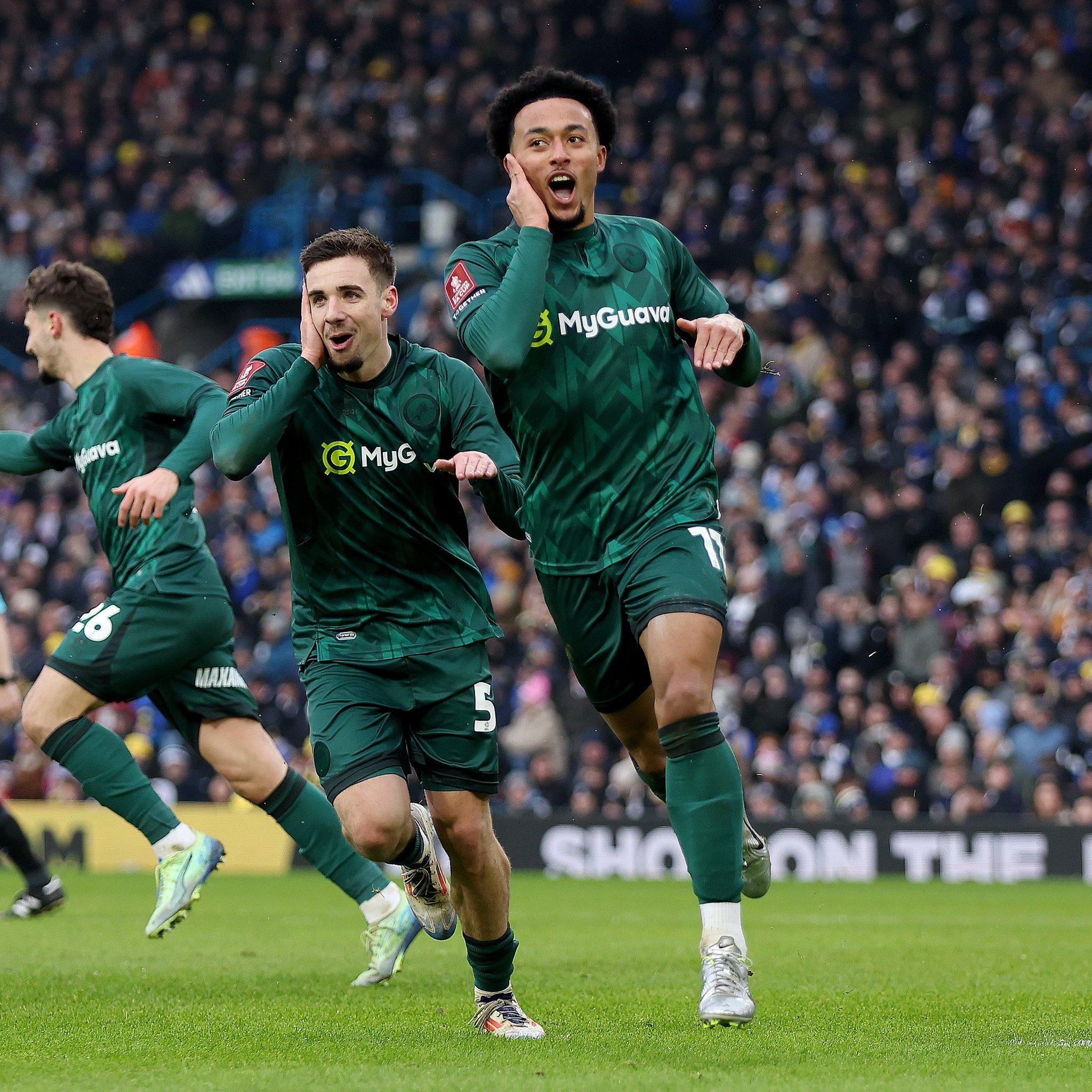 Millwall star Femi Azeez grabs a brilliant brace against Leeds United in the FA Cup. Photo Credit X 
