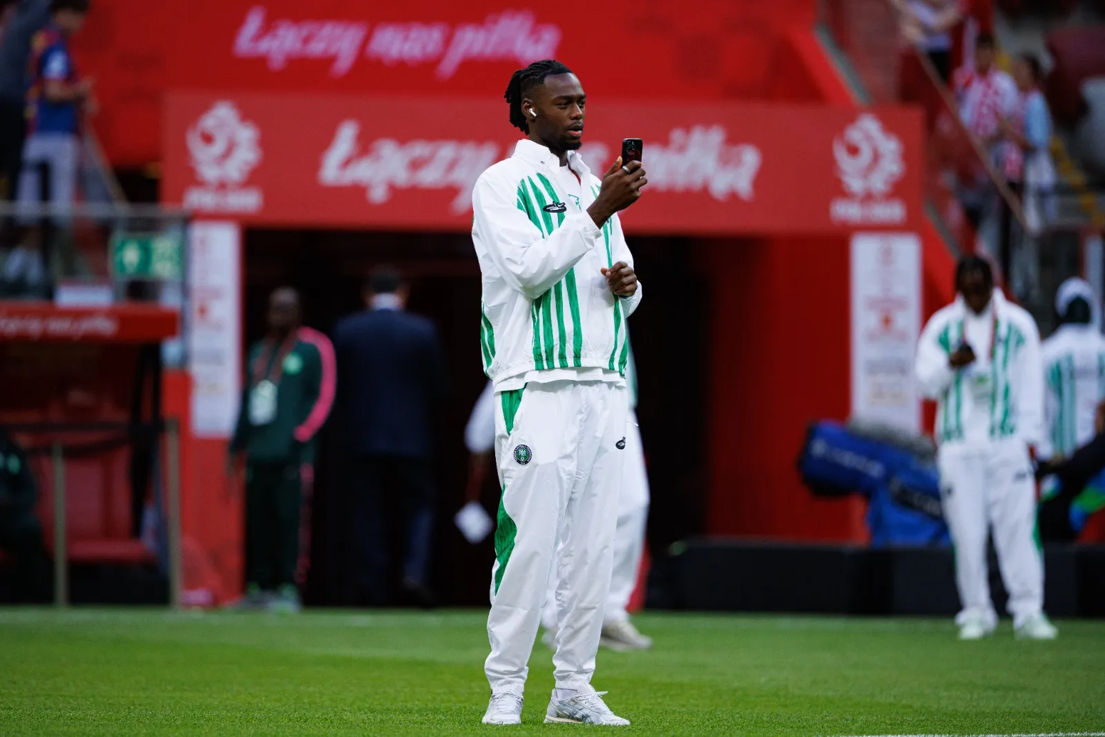 Arthur Okonkwo for Super Eagles. (Photo by Imago)
