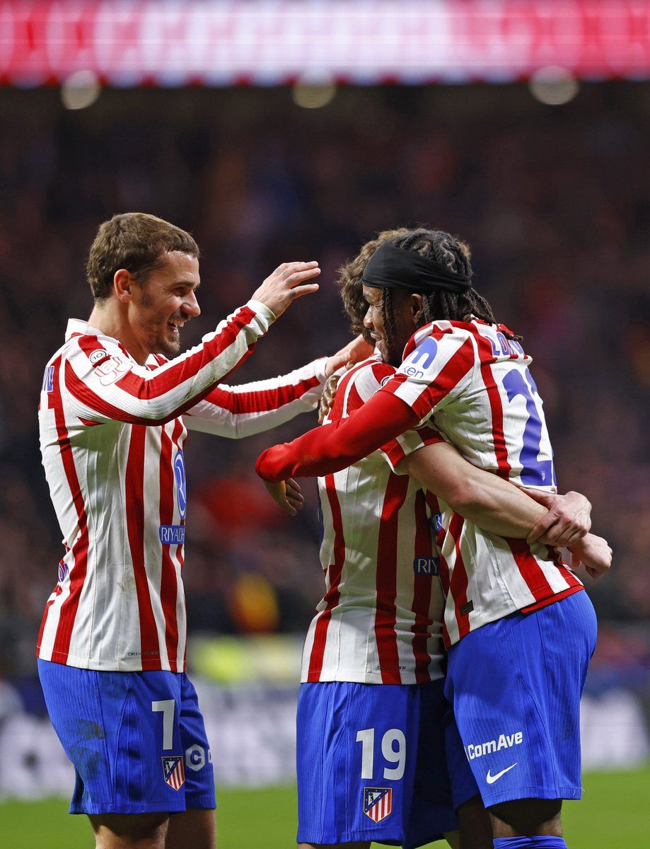 Atletico Madrid stars Griezmann, Alvarez, Lookman