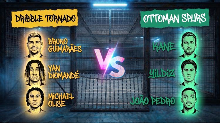 Can Olise and Dribble Tornado’s flair stop Kane and Ottoman Spurs in Cage 2026 Matchday six?