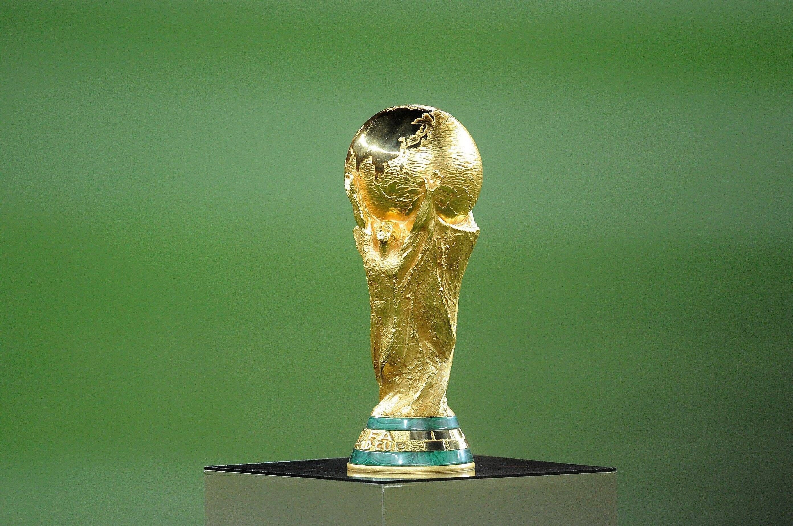 World cup trophy in 2010 World Cup