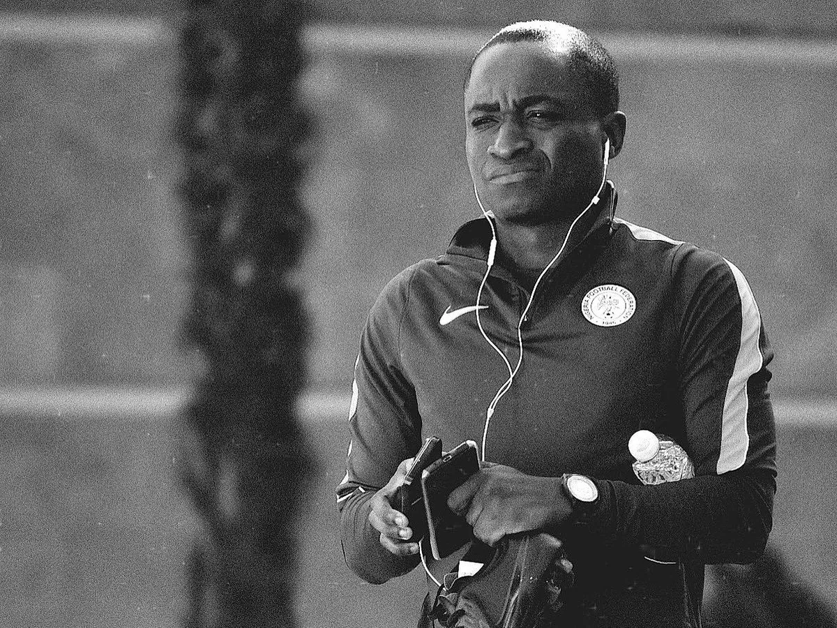 Uwejamomere Eboboritse coach of Nigeria Golden Eaglets