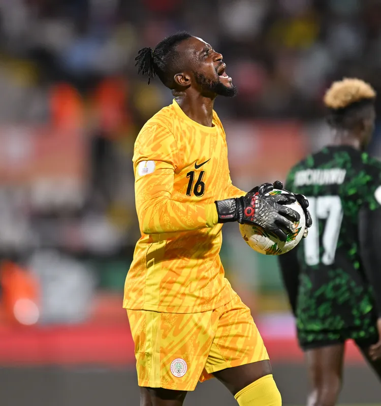 CHAN 2024 Nigeria Super Eagles goalkeeper Mustapha Lawal vs Sudan
