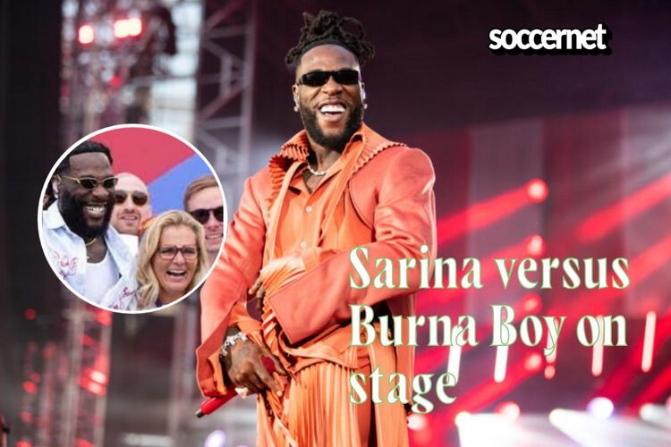 Watch: Sarina Wiegman shares emotional moment with Burna Boy after England’s Euro 2025 win