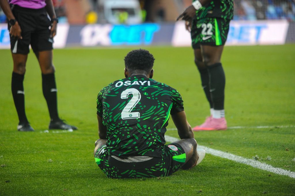 Bright Osayi-Samuel the AFCON match between Algeria and the Super Eagles of Nigeria