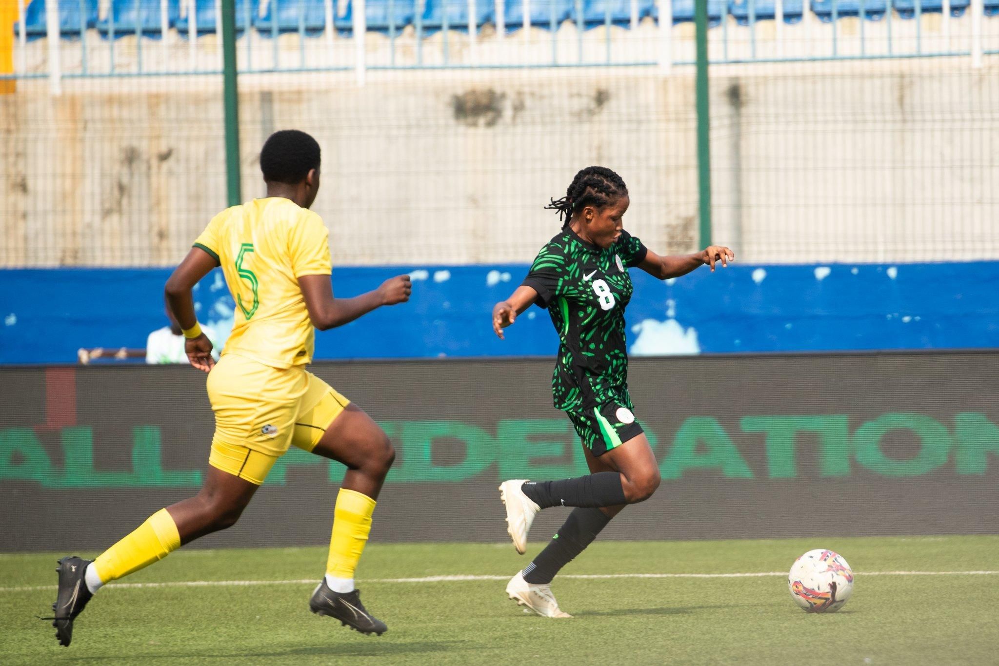 Nigeria Flamingos vs South Africa. Photo Credit X