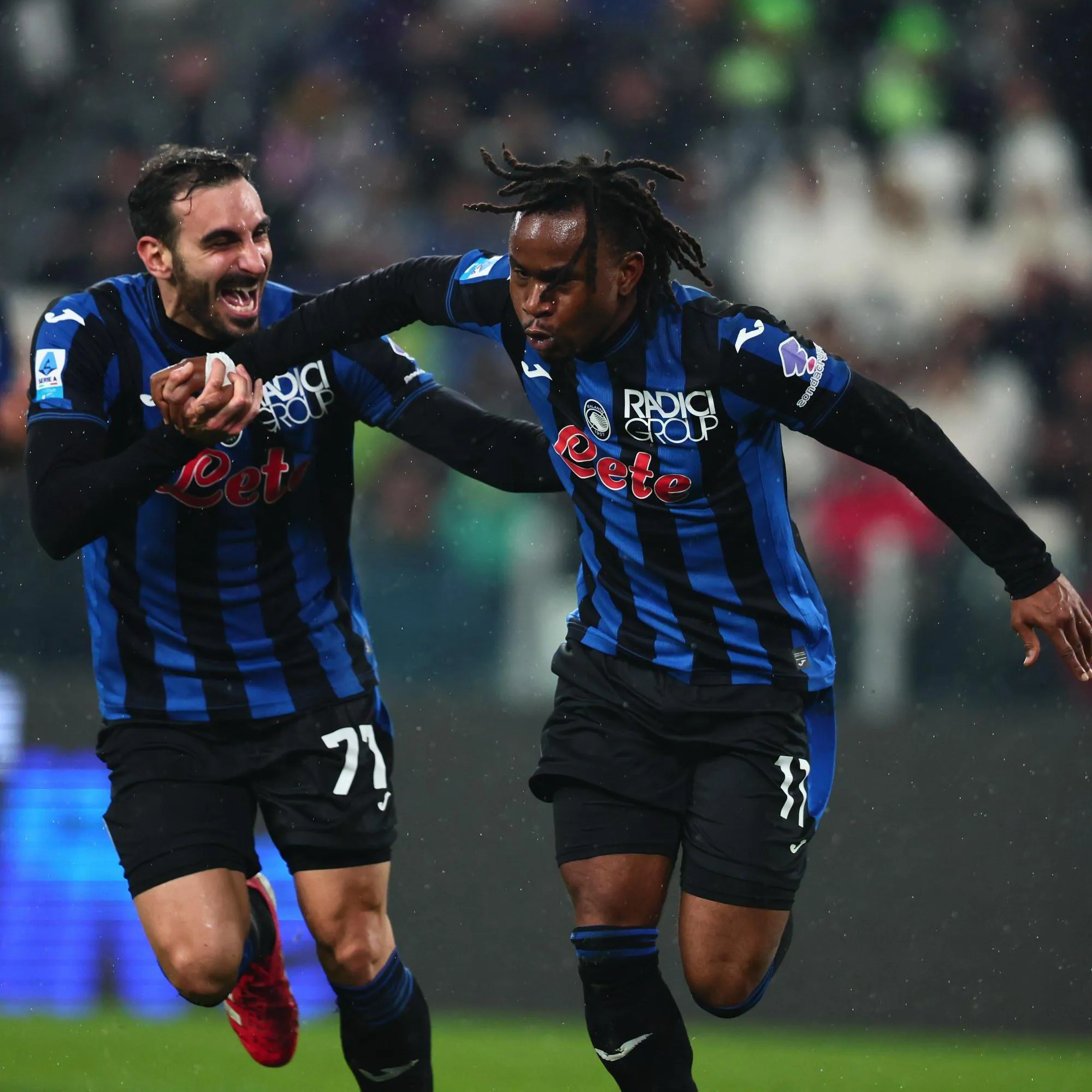 Super Eagles star Ademola Lookman and Sead Kolasinac for Atalanta (Photo credit: Imago)