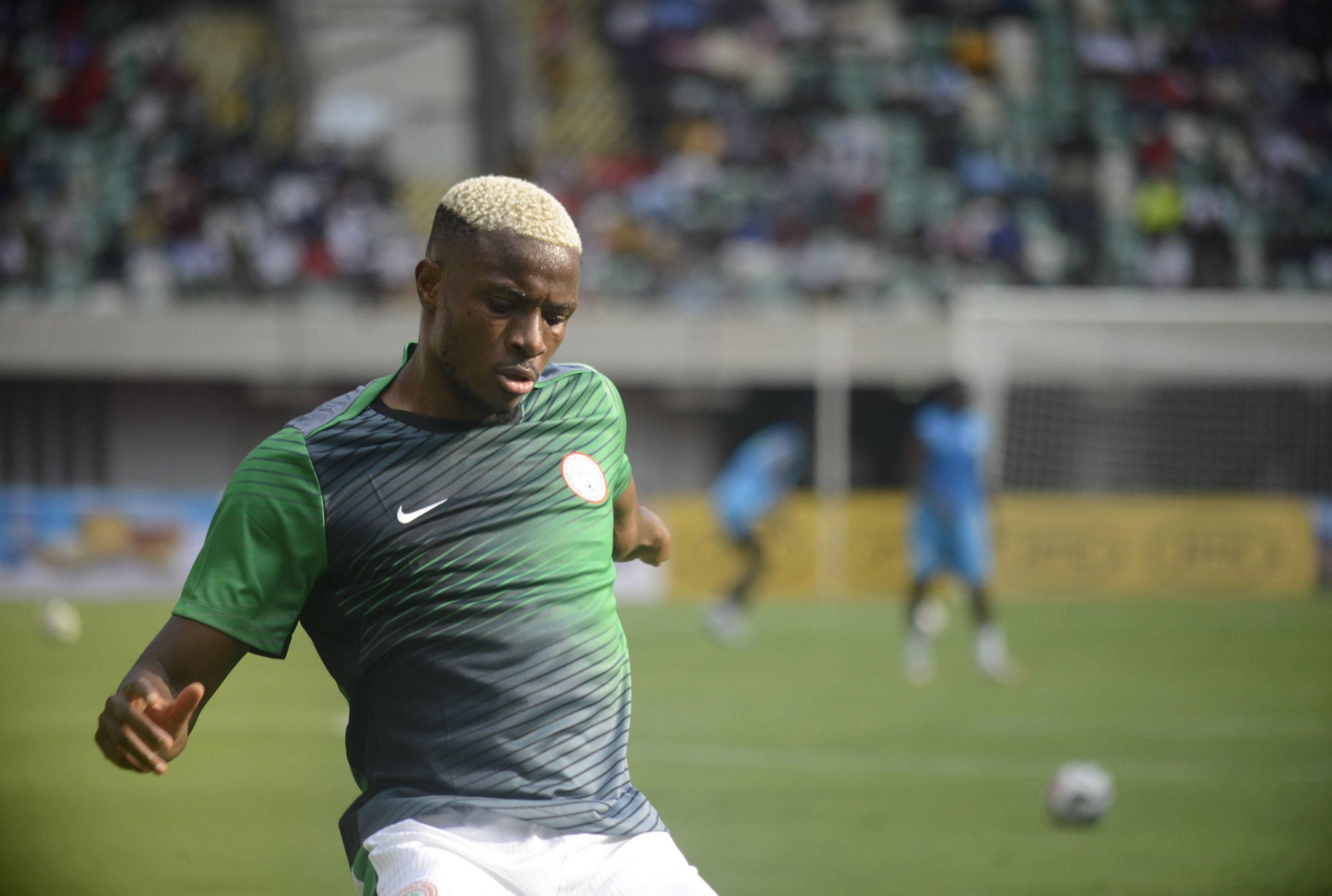 Nigeria Beat Rwanda 1-0 In Uyo Victor Osimhen of the Super Eagles kicks the ball as his team warms up during the 2026 FIFA World Cup Qualifier match between Nigeria s Super Eagles and Rwanda s Amavubi.