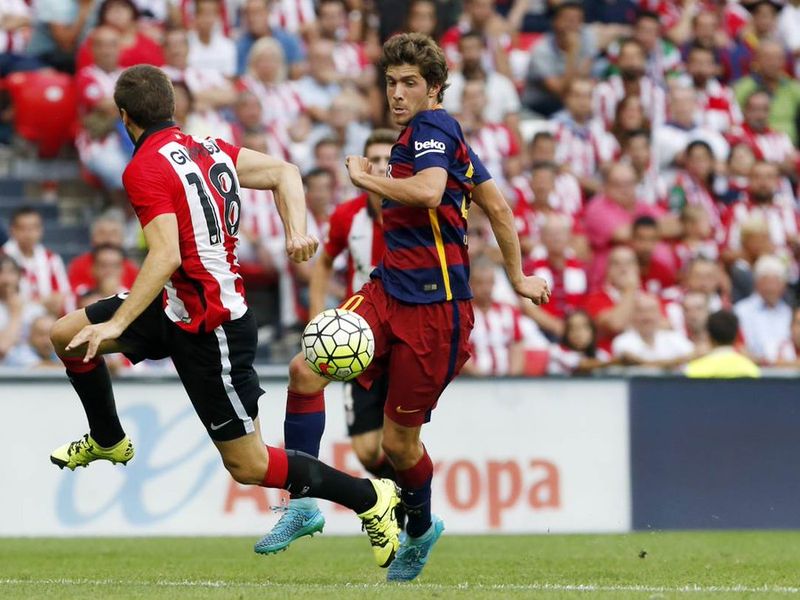 Sergi Roberto Against Athletic Bilbao