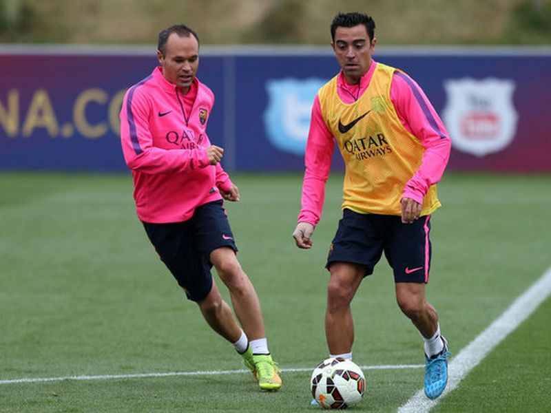 Xavi And Iniesta _ FlyBarca