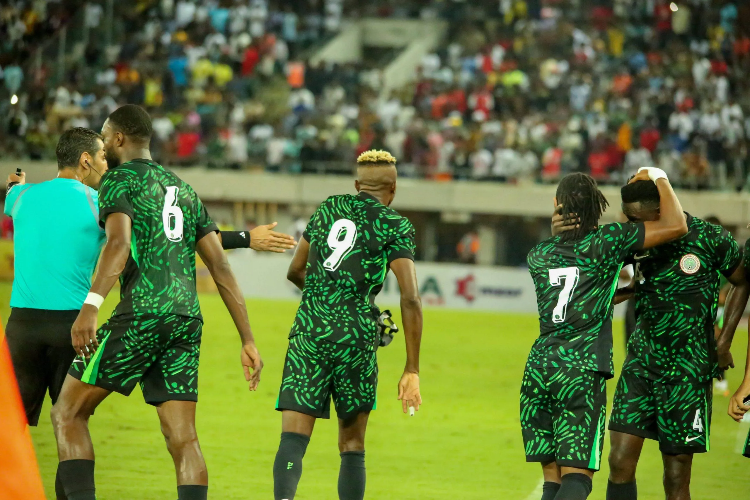 Victor Osimhen of Nigeria during the 2025 Africa Cup of Nations AFCON qualifier match between Nigeria and Benin Republic