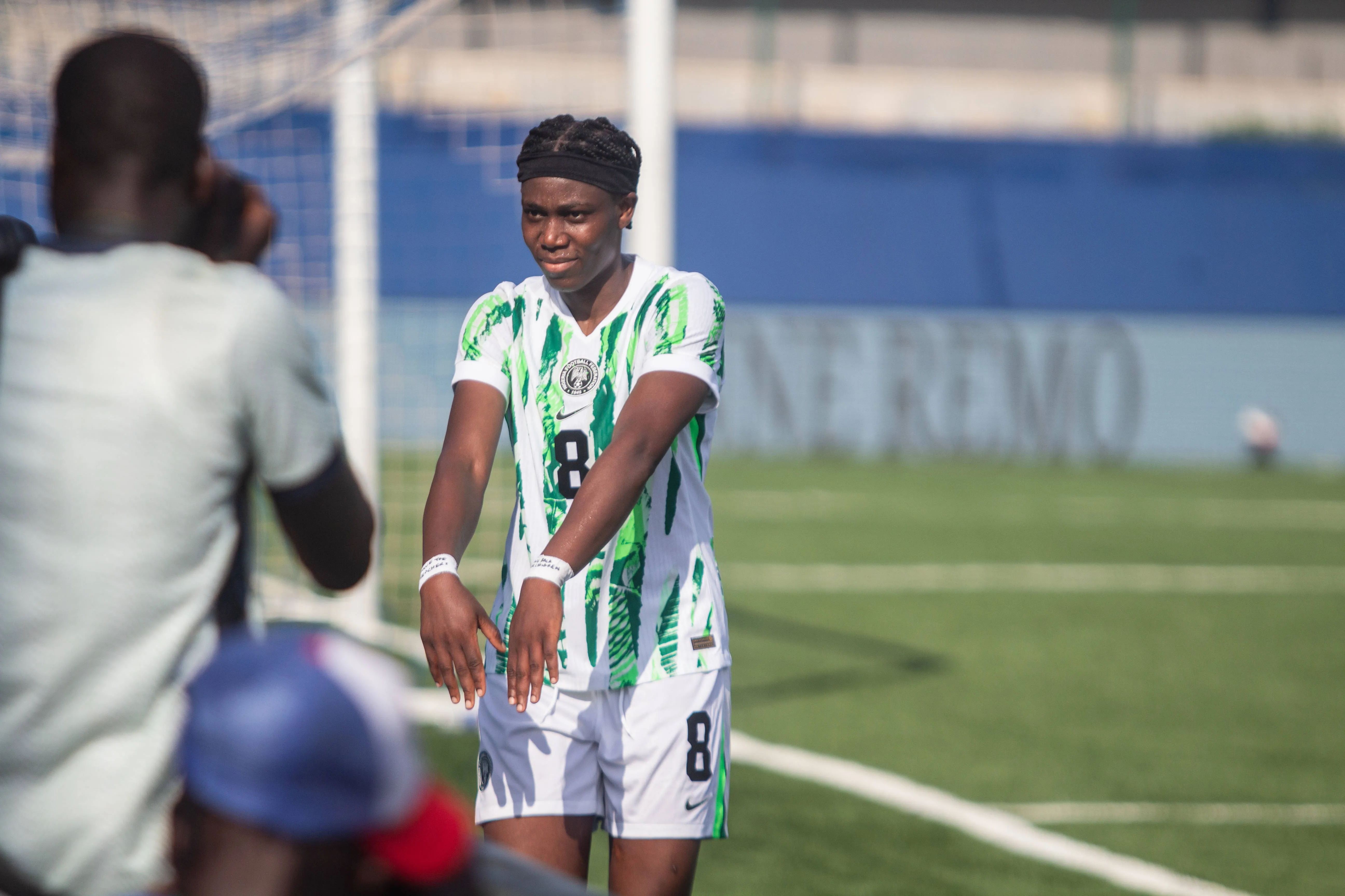 Asisat Lamina Oshoala of Nigeria's Super Falcons