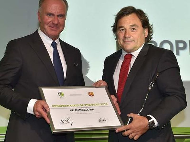 Barcelona Win ECA Club Of The Year Award