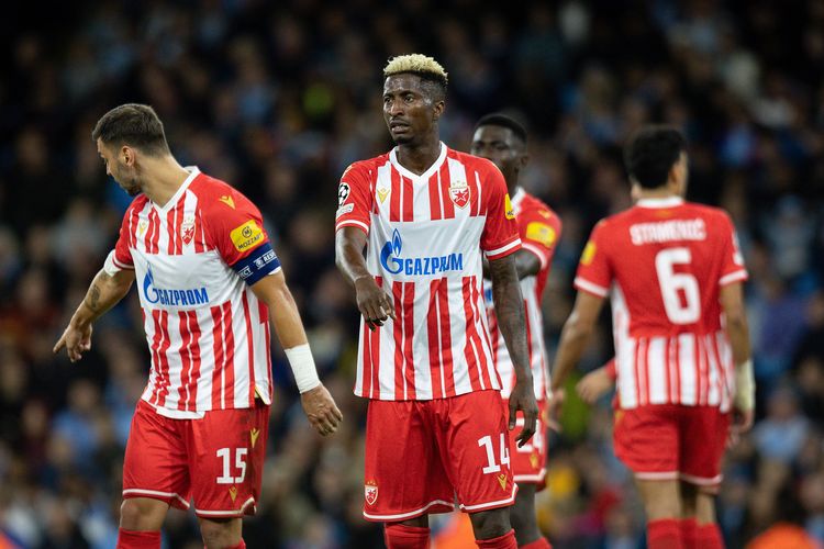 Nigeria and Red Star Belgrade star Peter Olayinka. 