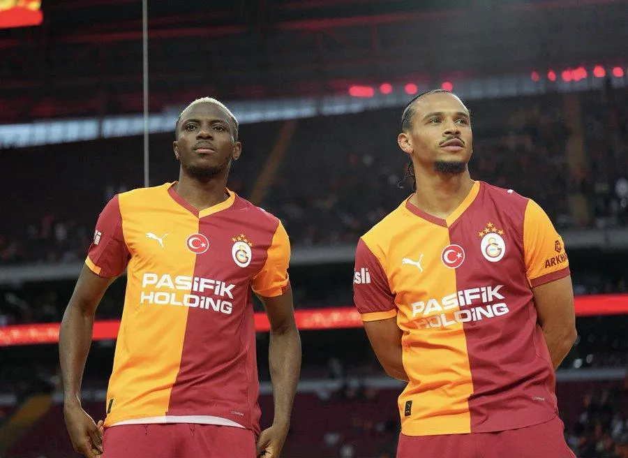 Victor Osimhen and Leroy Sane at Galatasaray