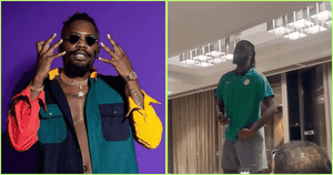 Arokodare pays homage to his brother’s record label, sings Ycee’s ‘Juice’ at Super Eagles initiation