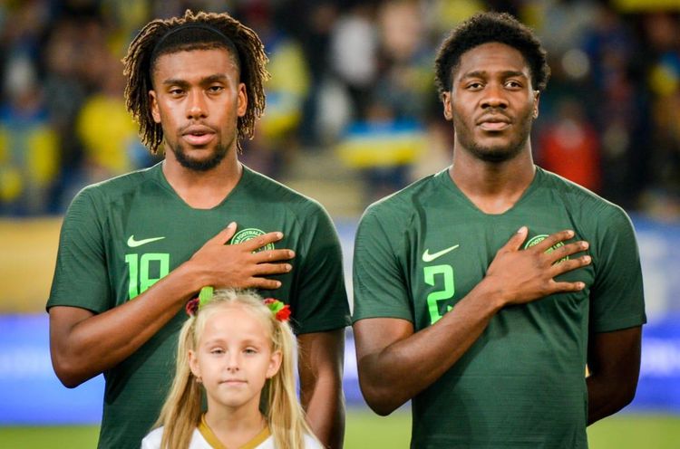 Ola Aina and Alex Iwobi