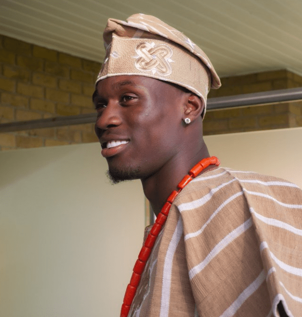 Balogun rocking Naija style on 21st birthday