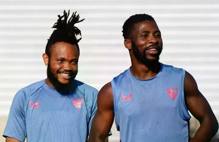 Chidera Ejuke and Kelechi Iheanacho 