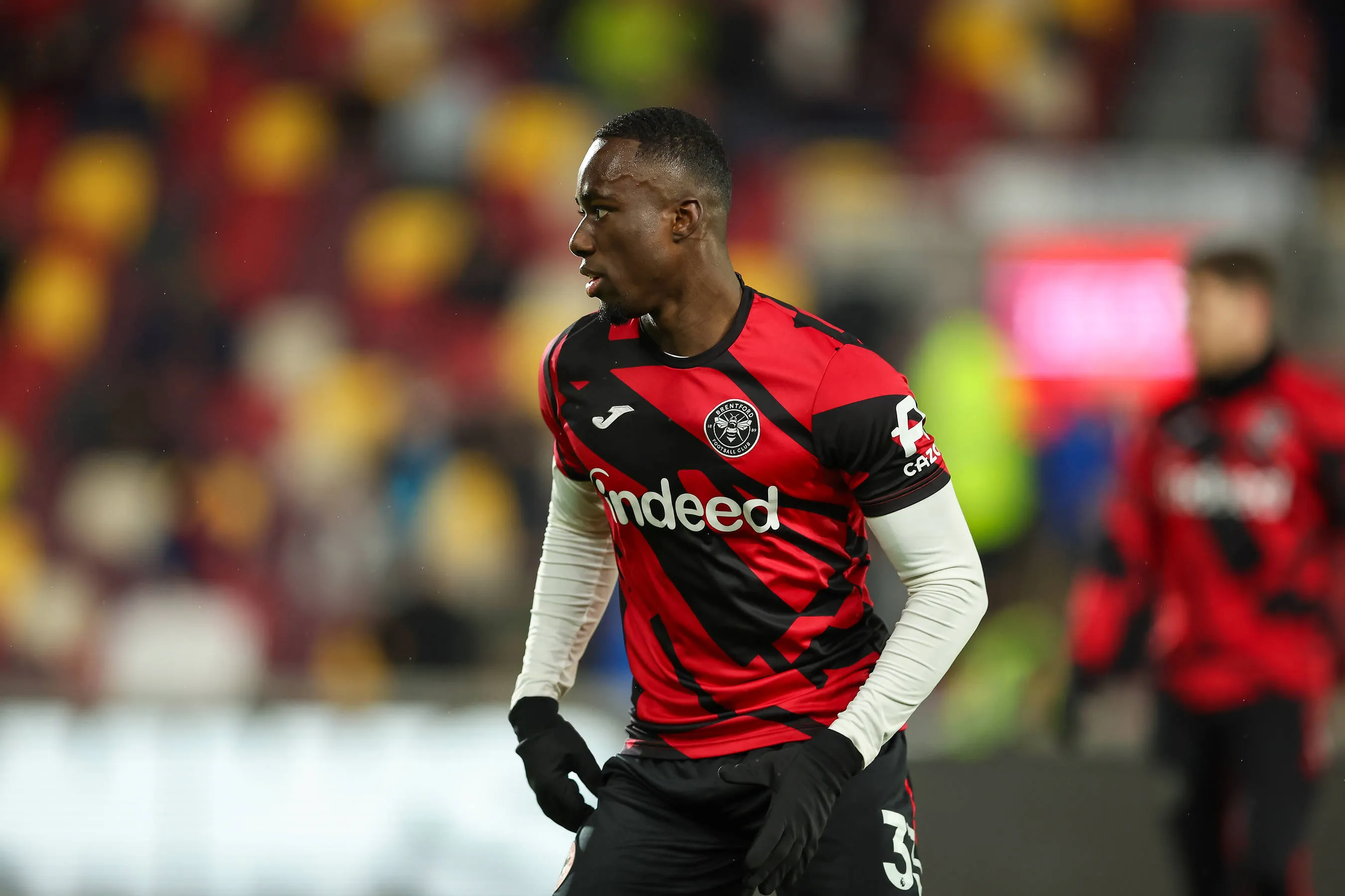 Brentford defender Michael Kayode 