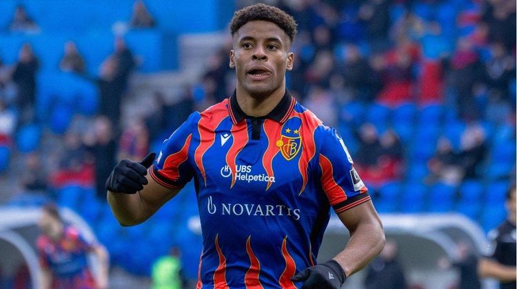 FC Basel's Spanish-born Nigerian striker Kevin Carlos Omoruyi 