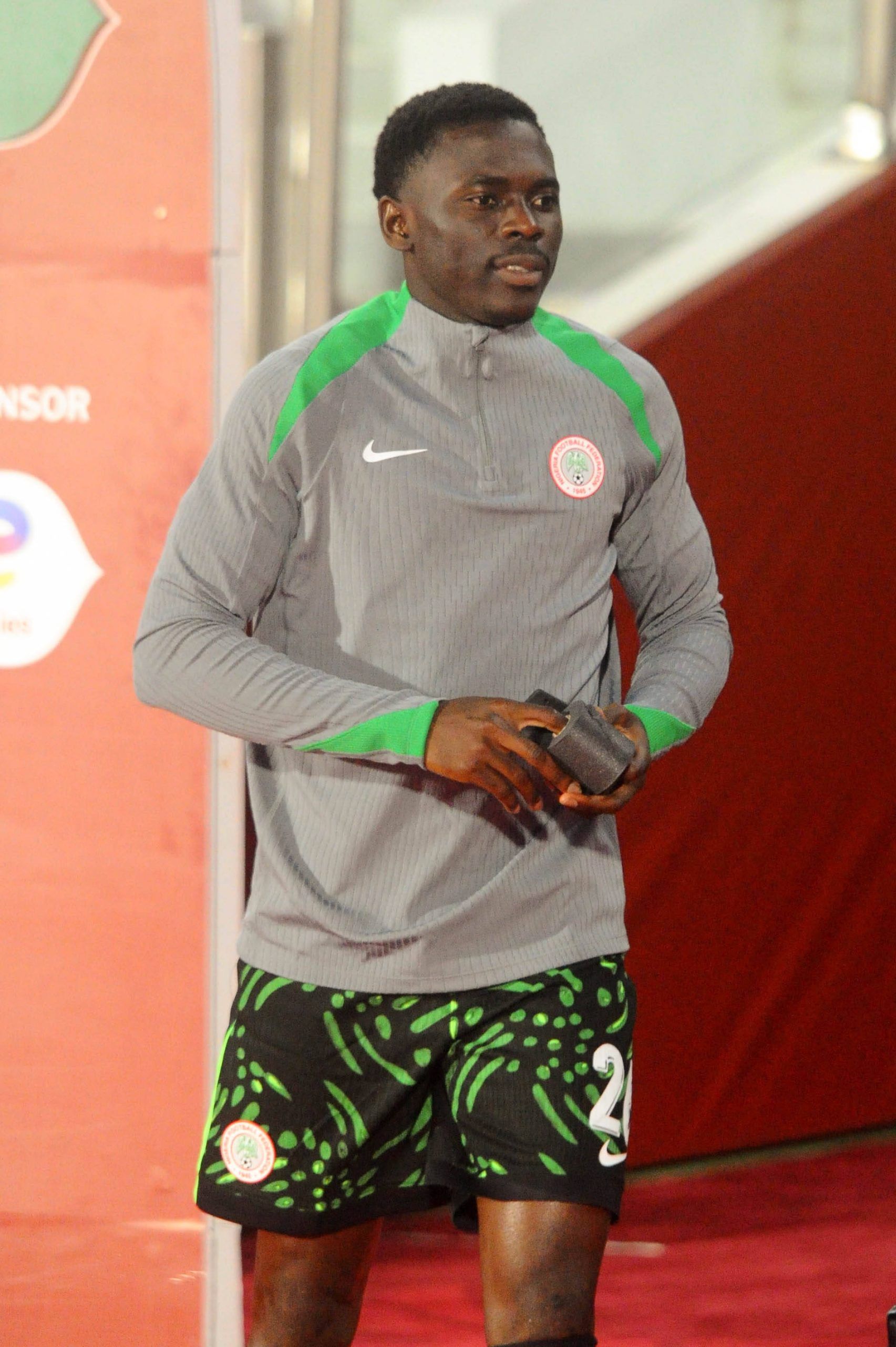 Ebenezer Akinsanmiro in AFCON match between Nigeria and Tanzania