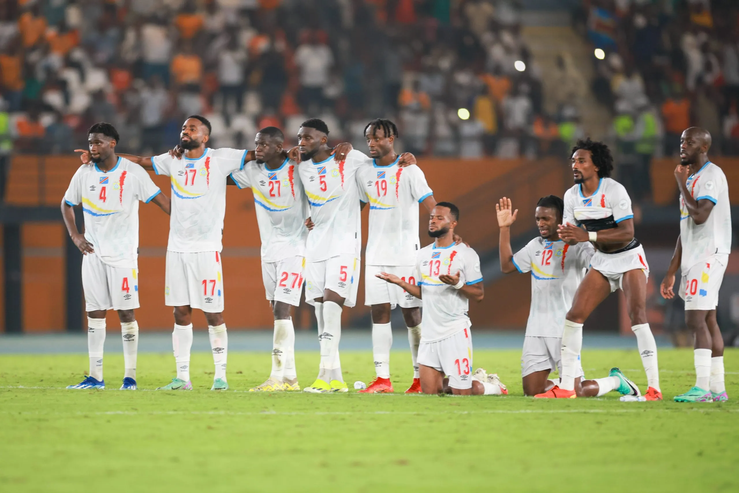 Congo Dr during the Caf Africa Cup of Nations Afcon 2023 Third Place match between South Africa and Congo Dr