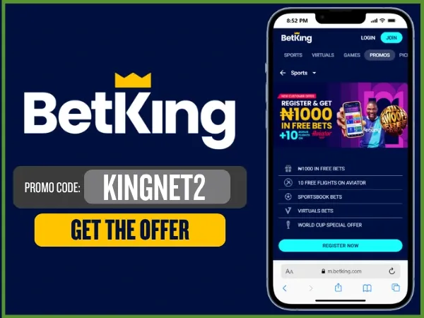 BetKing referral code welcome bonus