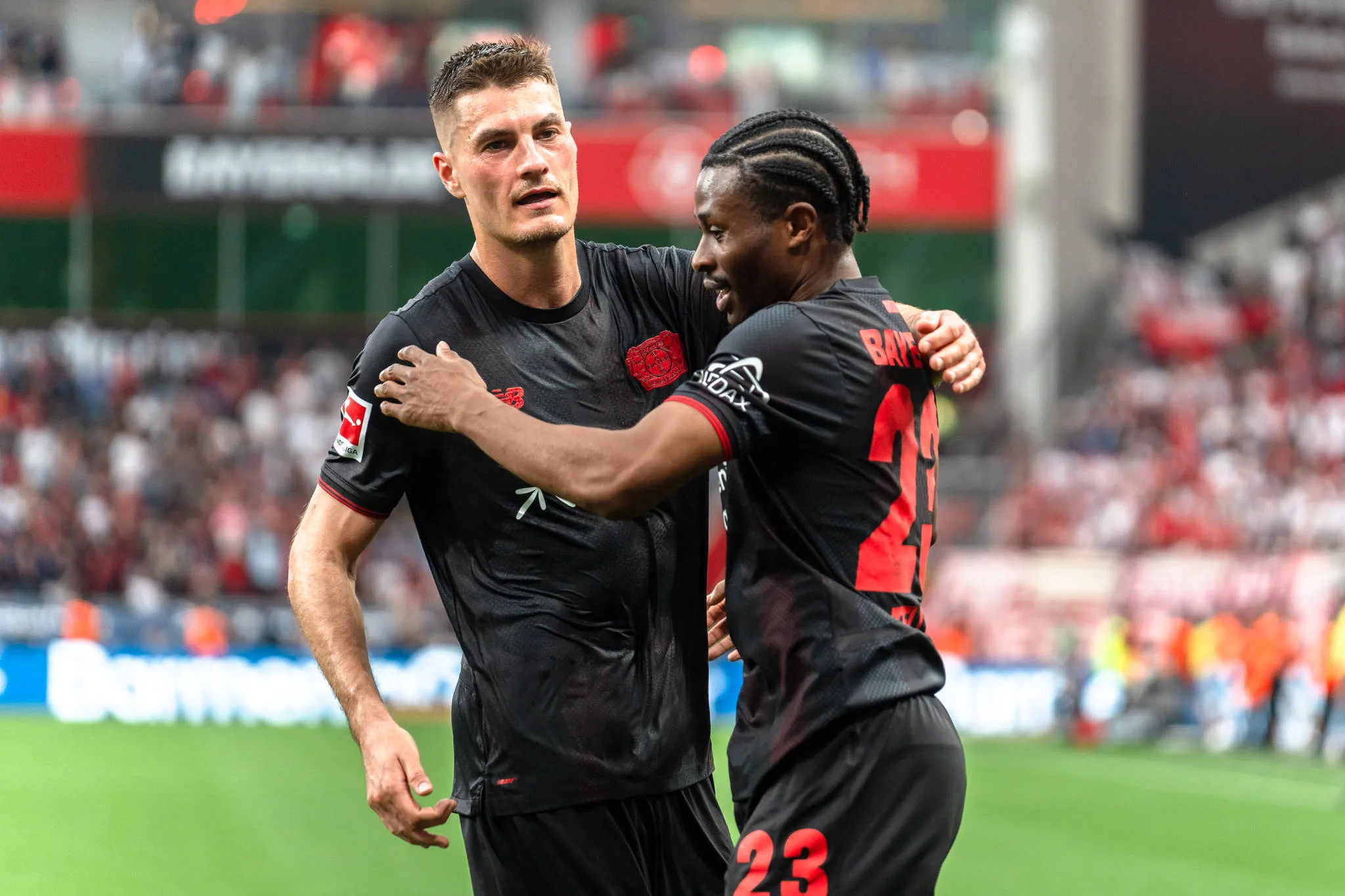 Nathan Tella and Patrik Schick