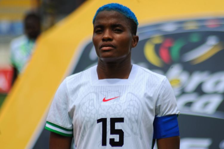 Nigeria and Atlético Madrid star Rasheedat Ajibade.