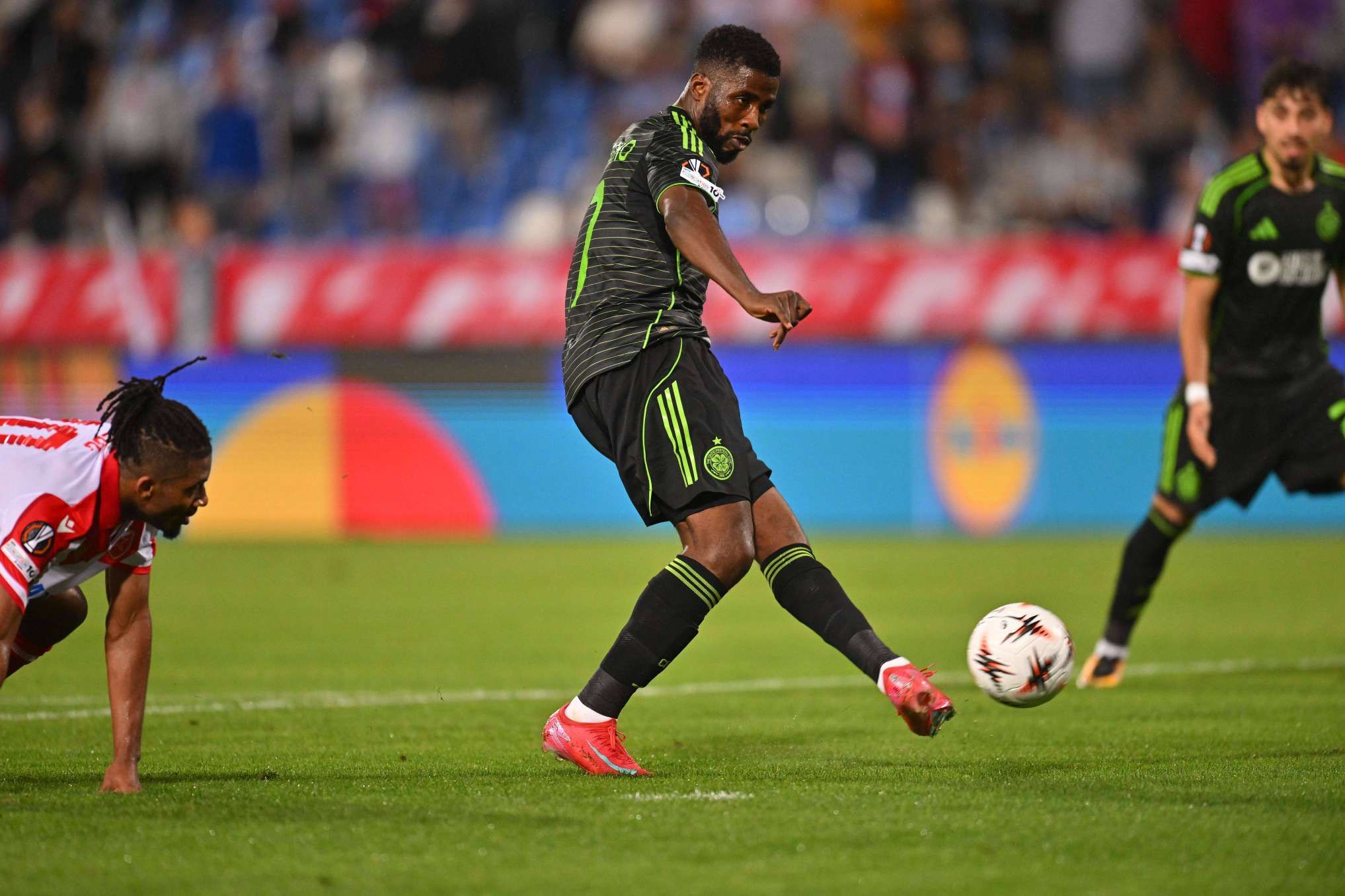 Kelechi Iheanacho celebrates goal for Celtic