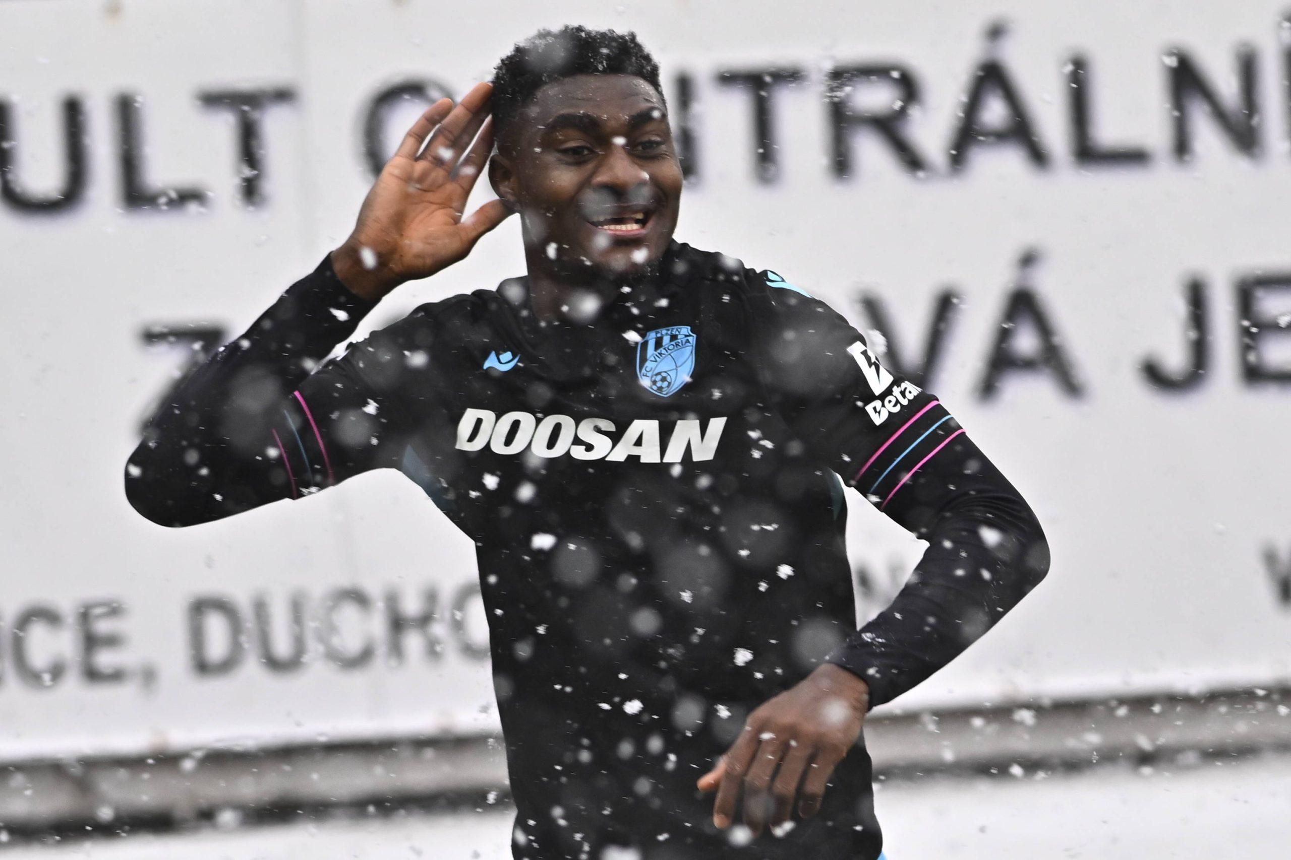 Nigeria and Viktoria Plzen striker Rafiu Durosinmi. Photo by IMAGO