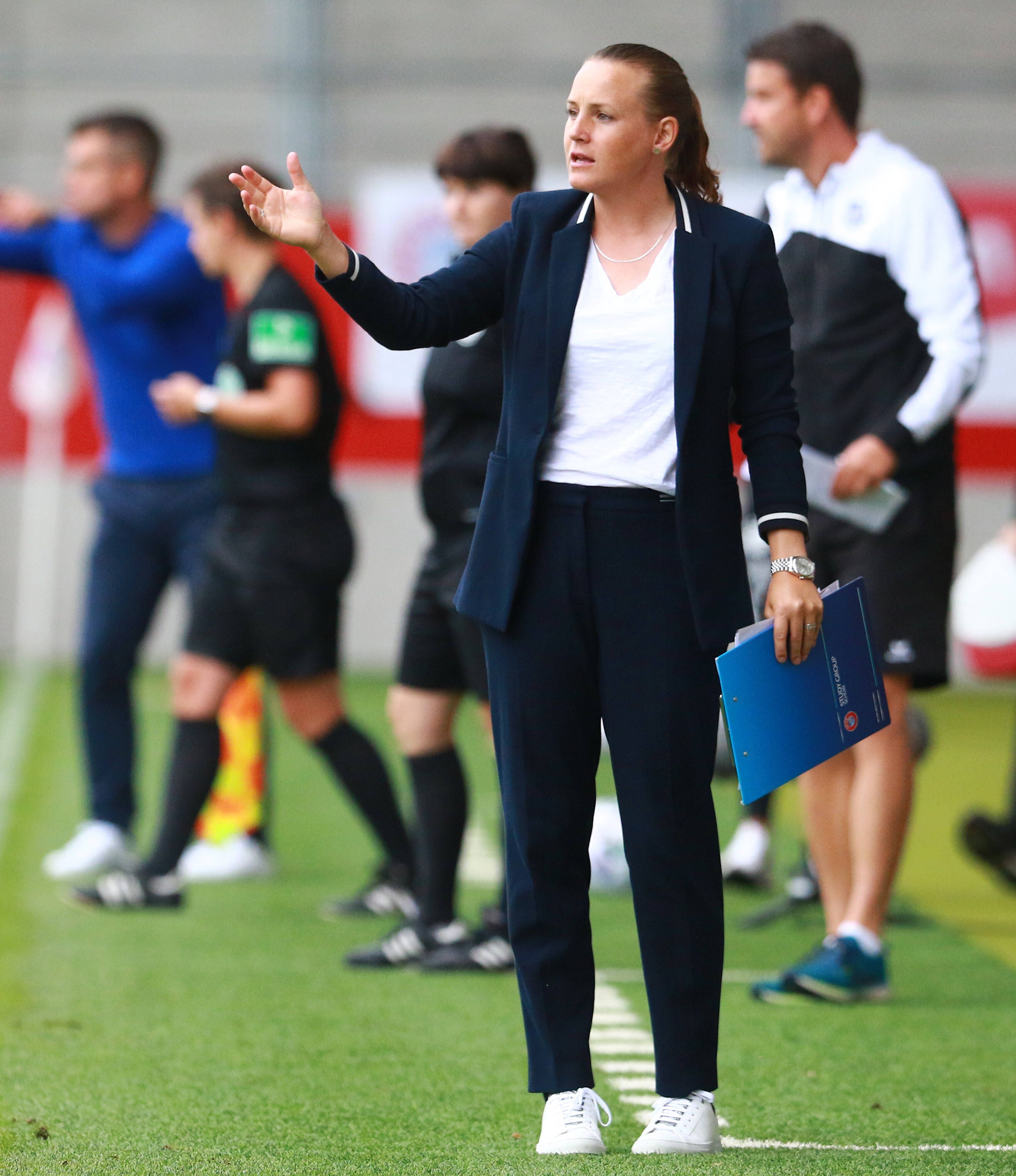 Zambia head coach Nora Häuptle