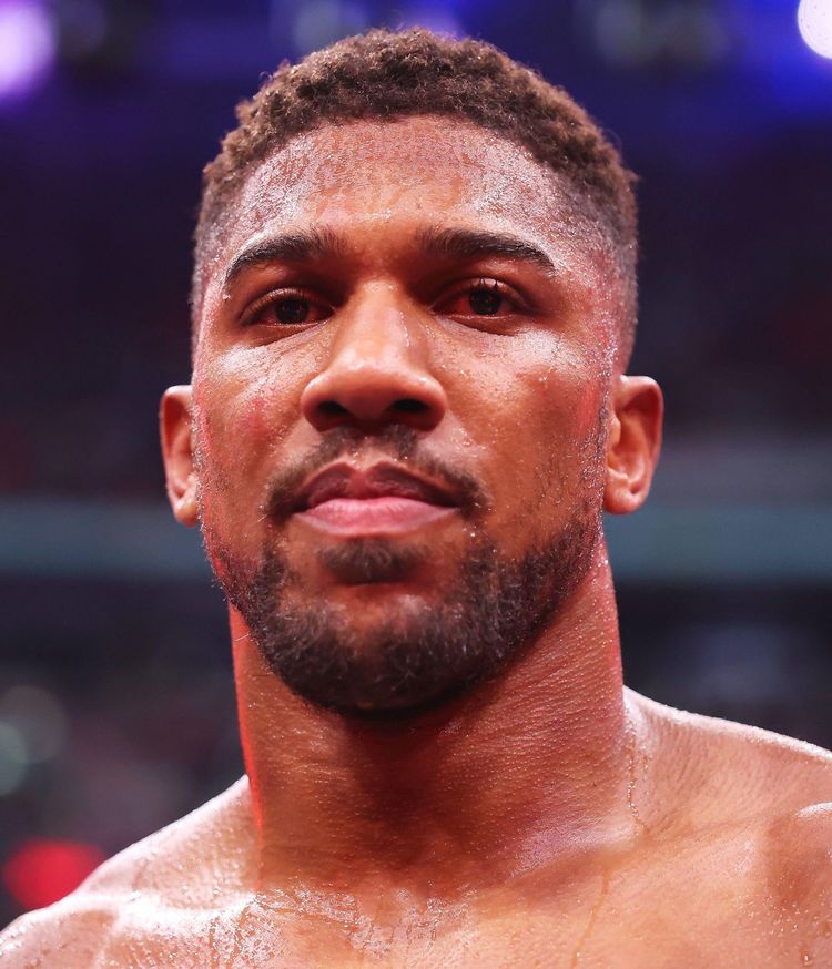 British-Nigerian boxing star Anthony Joshua. 