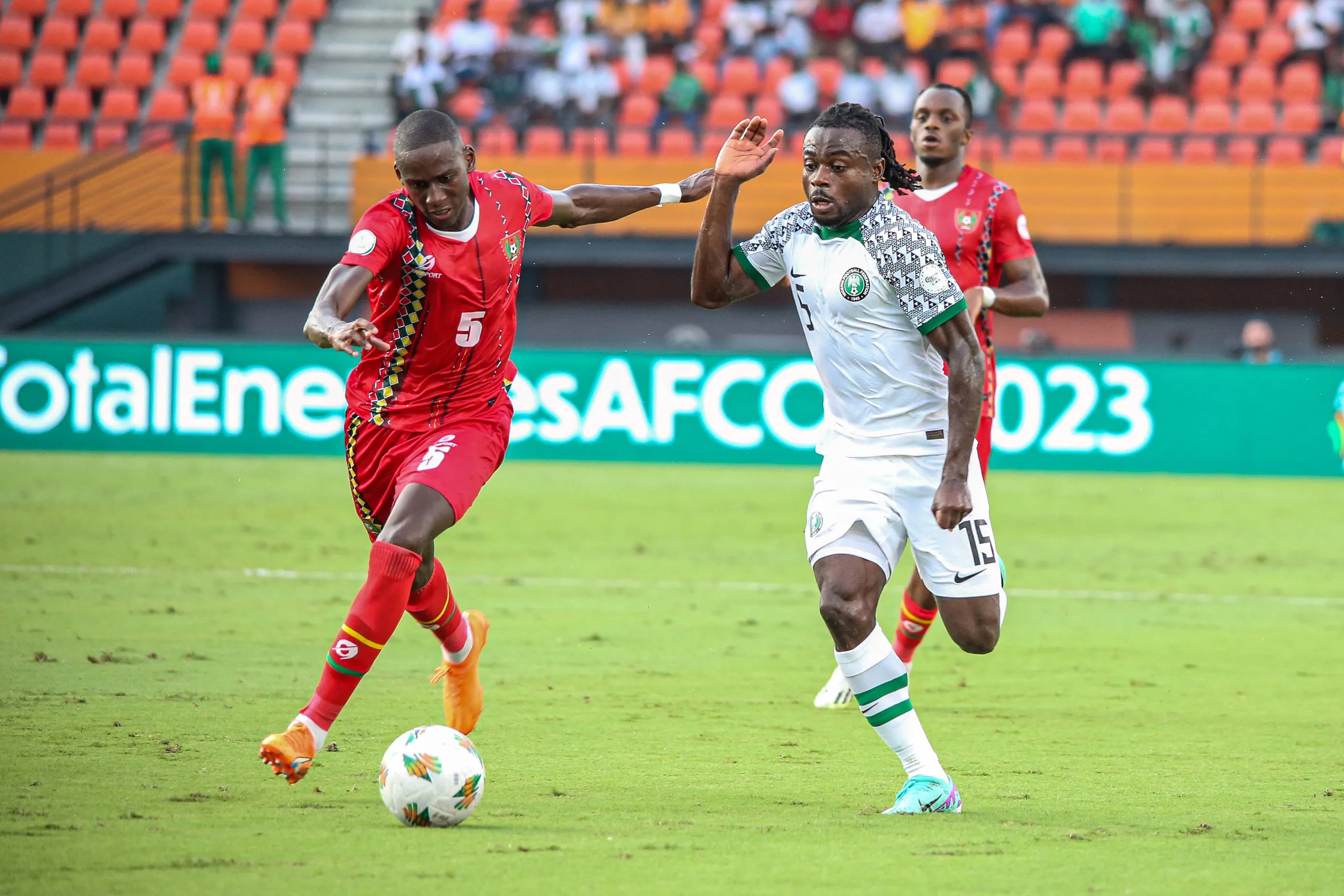 Simon Moses of Nigeria and Houboulang Mendes of Guinea Bissau