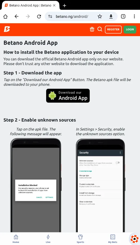 Betano App – Download for free on Android & iOS 2026