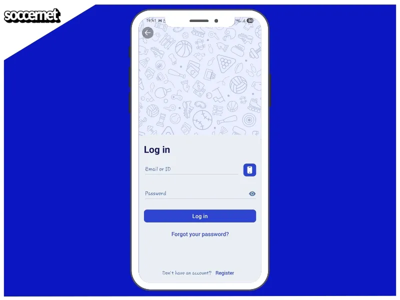 PariPesa app login on phone.
