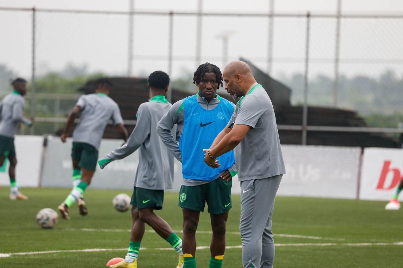 Super Eagles of Nigeria head coach Eric Chelle