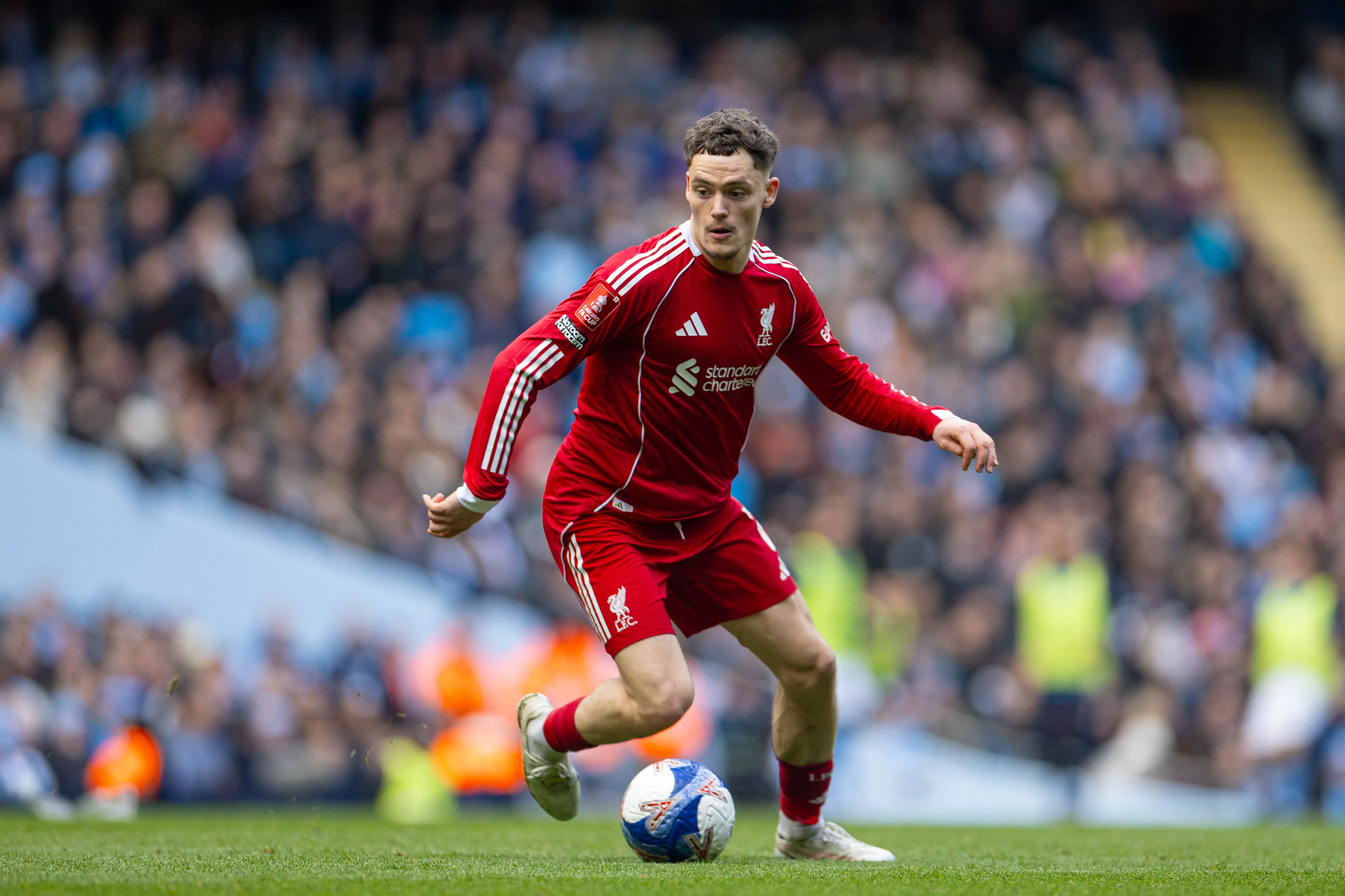 Liverpool Florian Wirtz during the FA Cup Quarter Final.