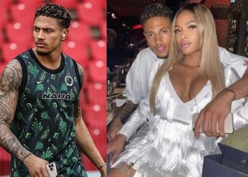 Photos: Super Eagles goalkeeper Maduka Okoye’s Dutch girlfriend celebrates birthday in Germany